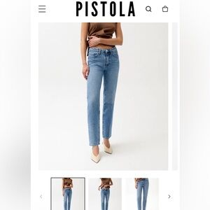 NEW Women’s Pistola Light Blue Straight Leg Mom Jeans - no tags.